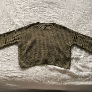 Dark green sweater